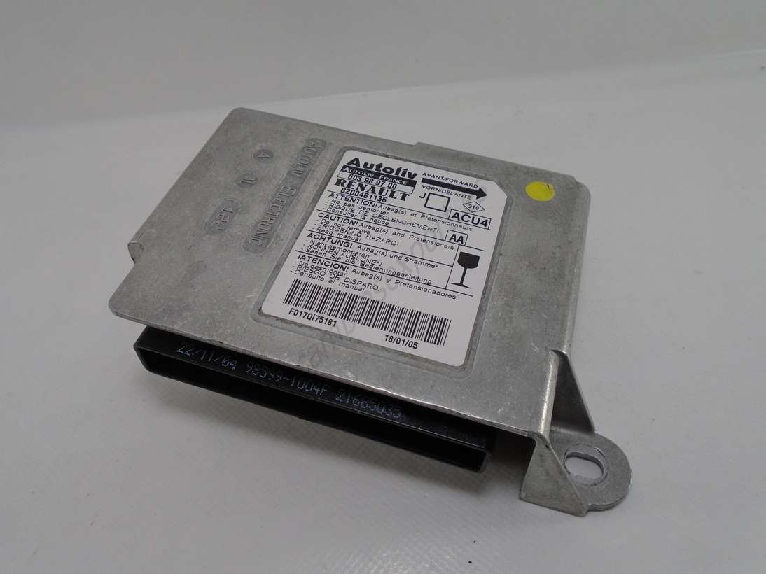 Centralita Airbag Renault Scenic 8200481136 AUTOLIV 603989700 603 989 700 ACU4 AA - foto 1