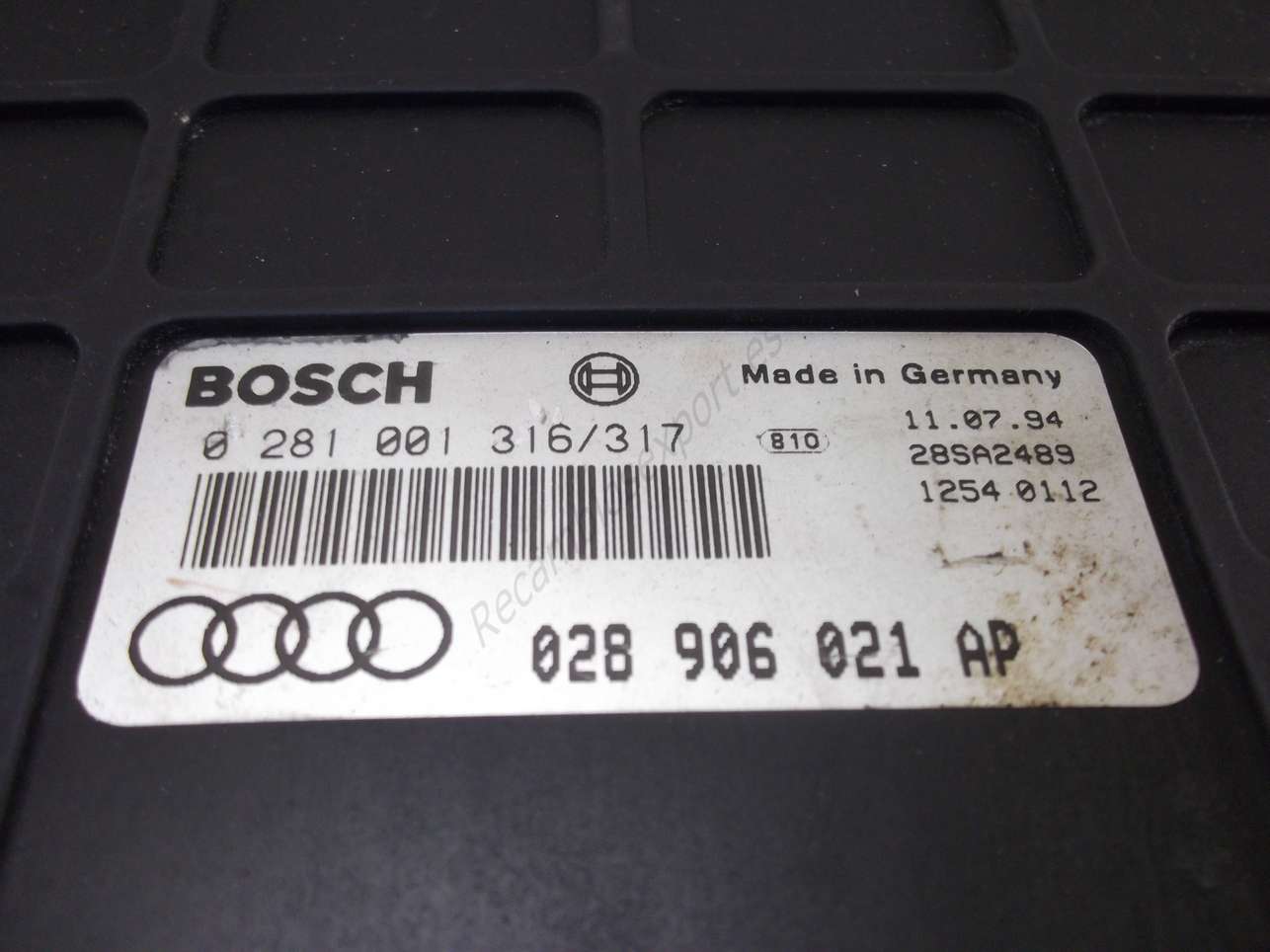 Centralita Audi Bosch 0281001316317  0 281 001 316317 GRUPO VAG 028 906 021 AP 028906021AP - foto 2