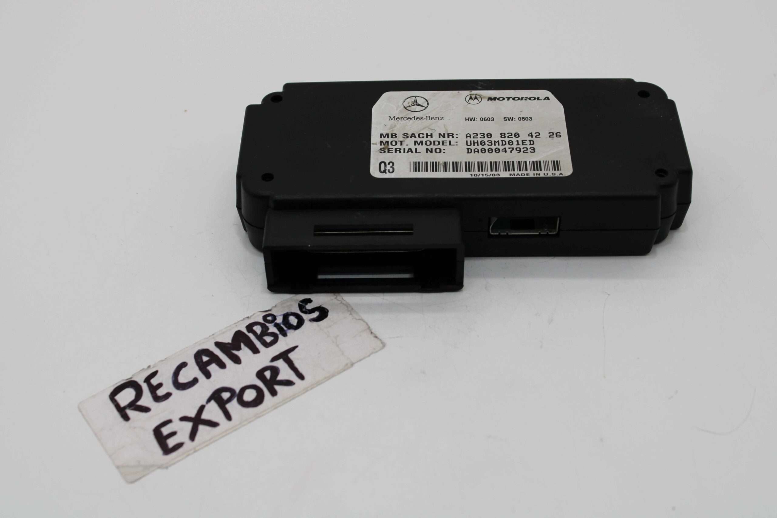 Centralita Bluetooth Teléfono Mercedes R230 W203 W209 - foto 1