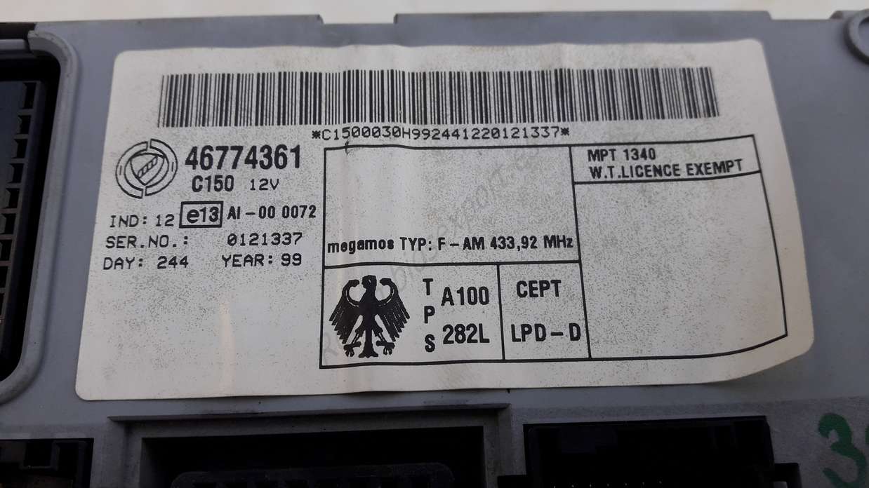 Centralita Caja de fusibles Fiat Punto 46774361 - foto 2