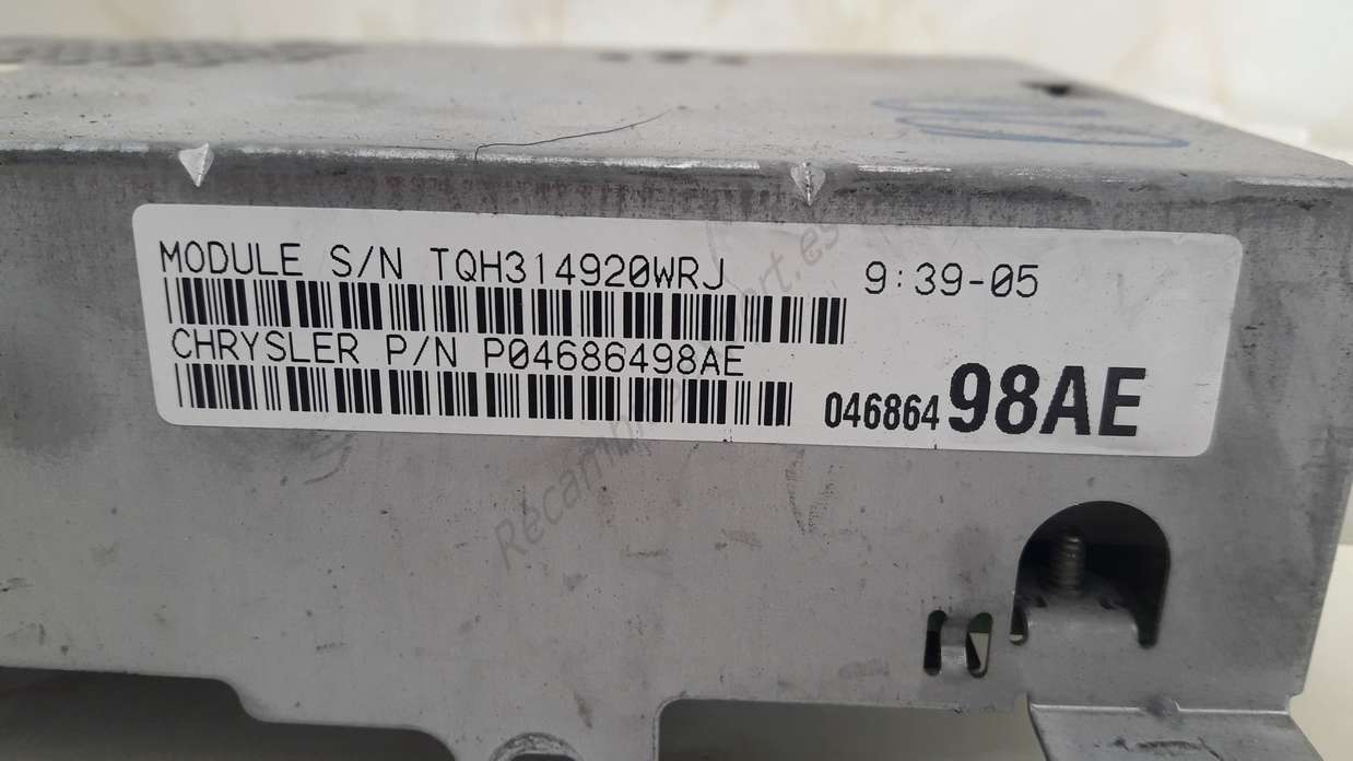 Centralita Chrysler Voyager 04686498AE P04686498AE TQH314920WRJ - foto 2