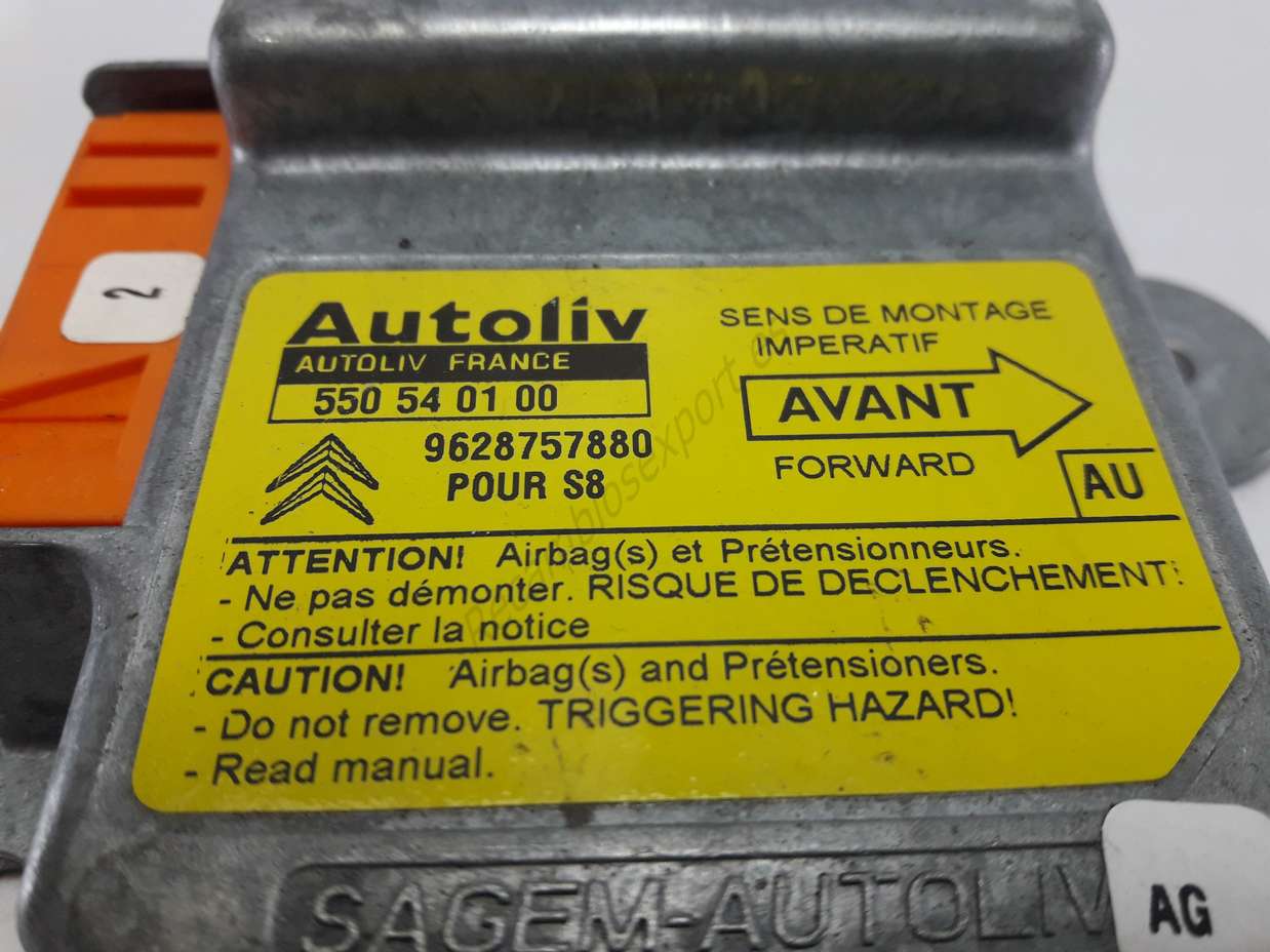 Centralita Citroen Saxo 9628757880 Autoliv 550540100 550 54 01 00 - foto 2