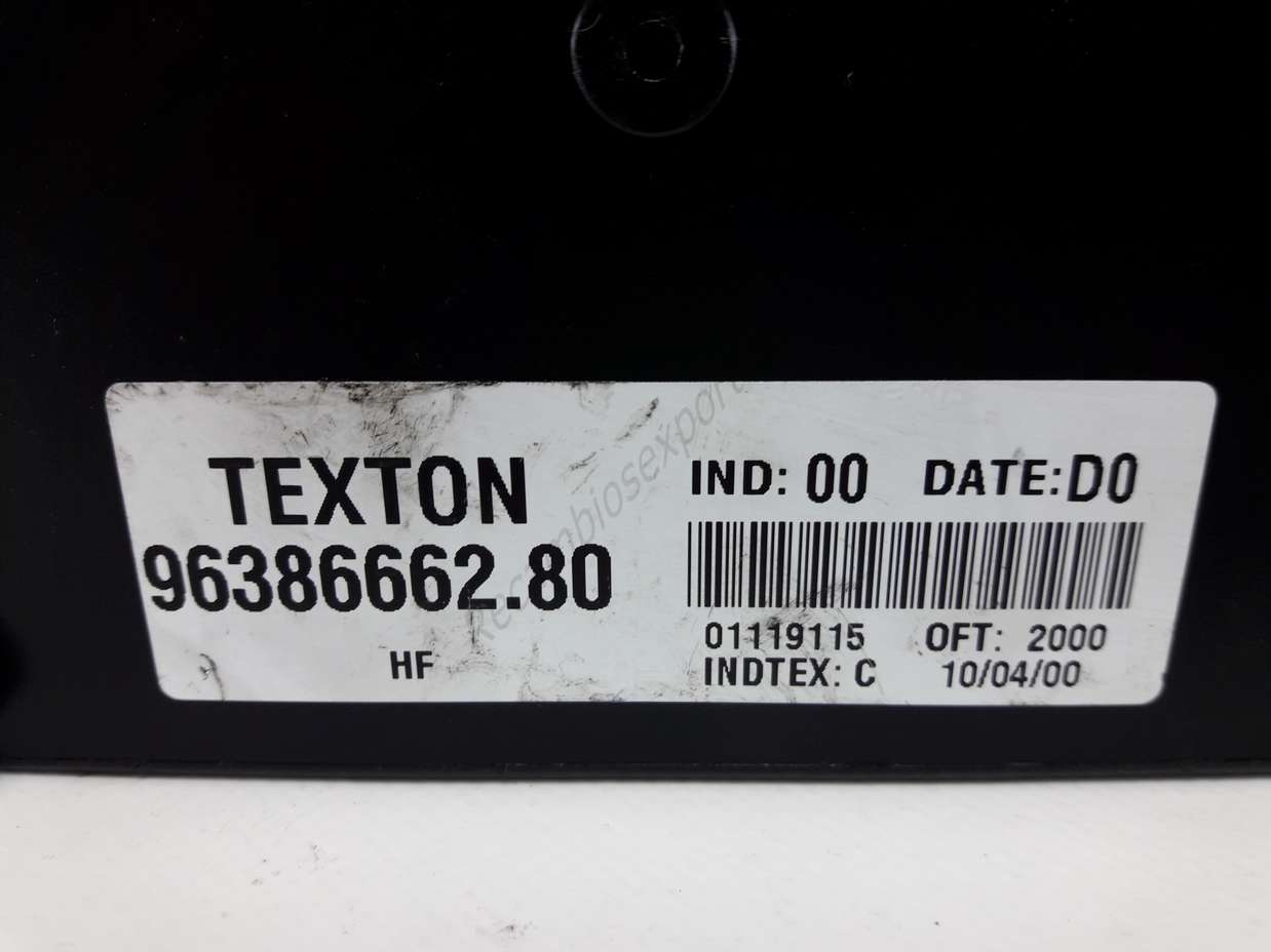 Centralita Citroen Xantia TEXTON 9638666280 96386662. 80 IND 00 DATE D0 - foto 2