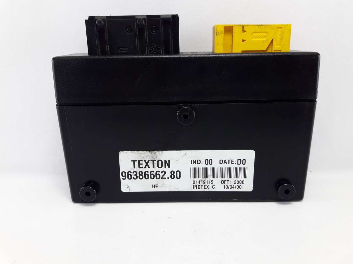 Centralita Citroen Xantia TEXTON 9638666280 96386662. 80 IND 00 DATE D0 - foto 1