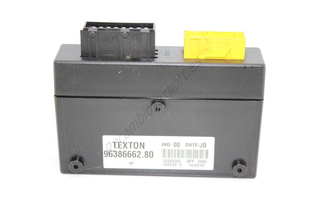 Centralita Citroen Xantia TEXTON 9638666280 96386662. 80 IND 00 DATE J0 - foto 1