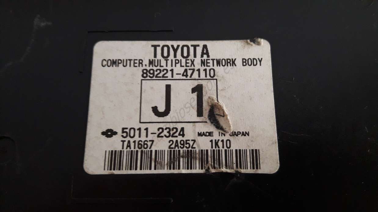 Centralita Computer Multiplex Network Body Toyota Prius 8922147110 89221-47110 50112324 5011-2324 - foto 2