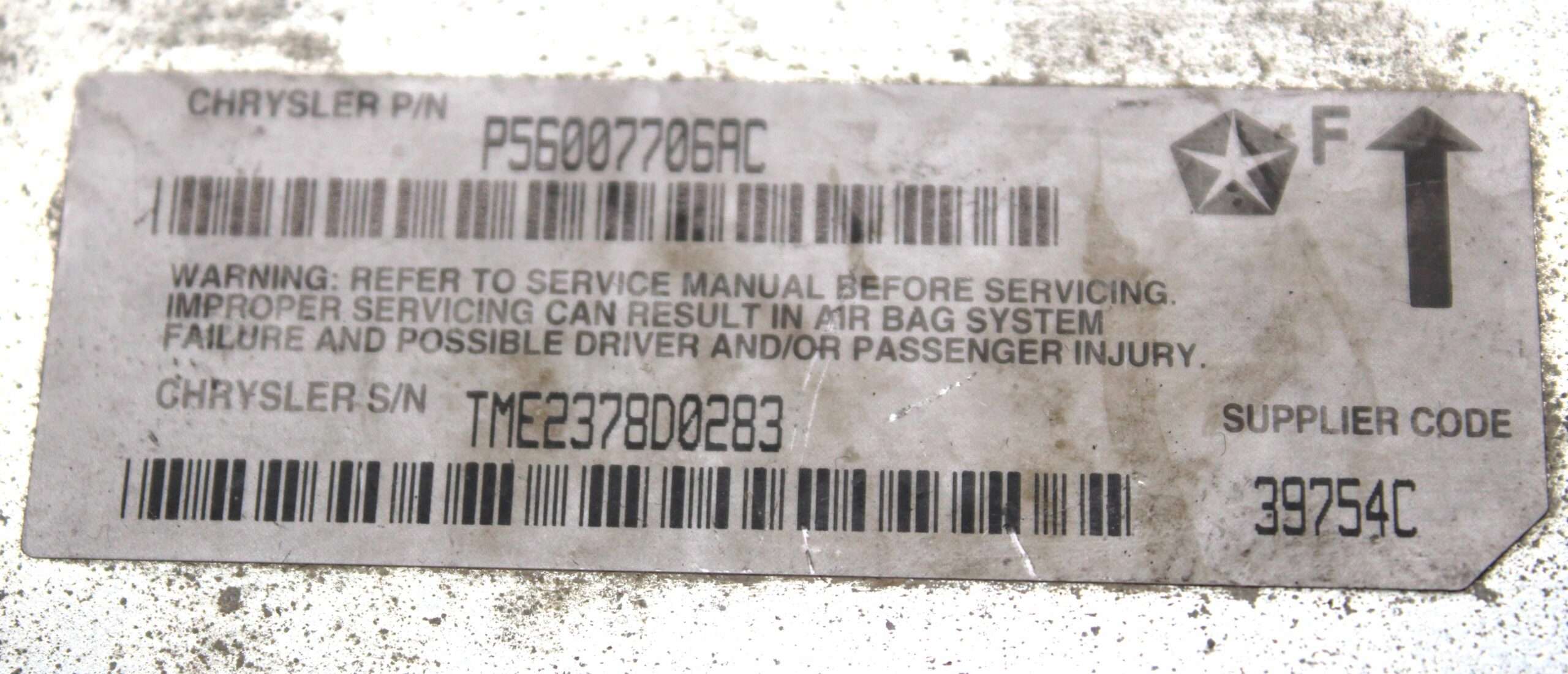 Centralita Crash Sensor Jeep Grand Cherokee - foto 2