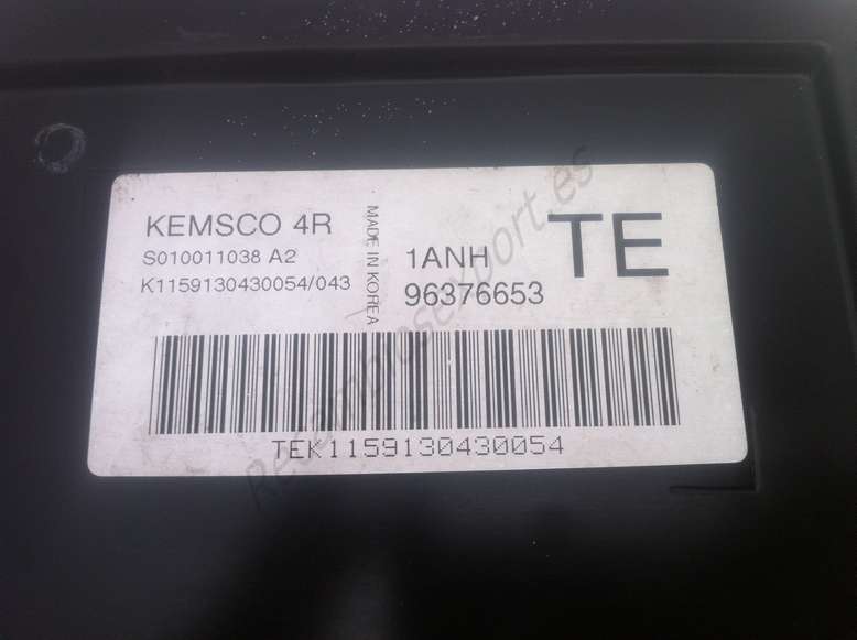 Centralita Daewoo Kalos 96376653 96376653TE S010011038A2  1ANH - foto 2