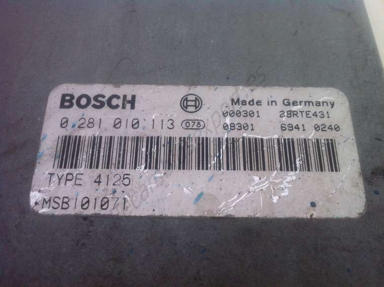 Centralita LAND ROVER FREELANDER MSB101071 0281010113 0 281 010 113 - foto 2