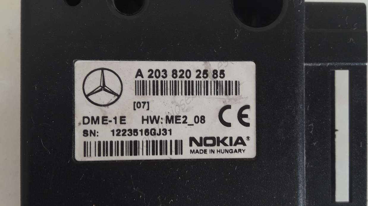 Centralita Module de teléfono NOKIA Mercedes W203 W209 W163 W210 W220 A2038202585 A 203 820 25 85 - foto 2