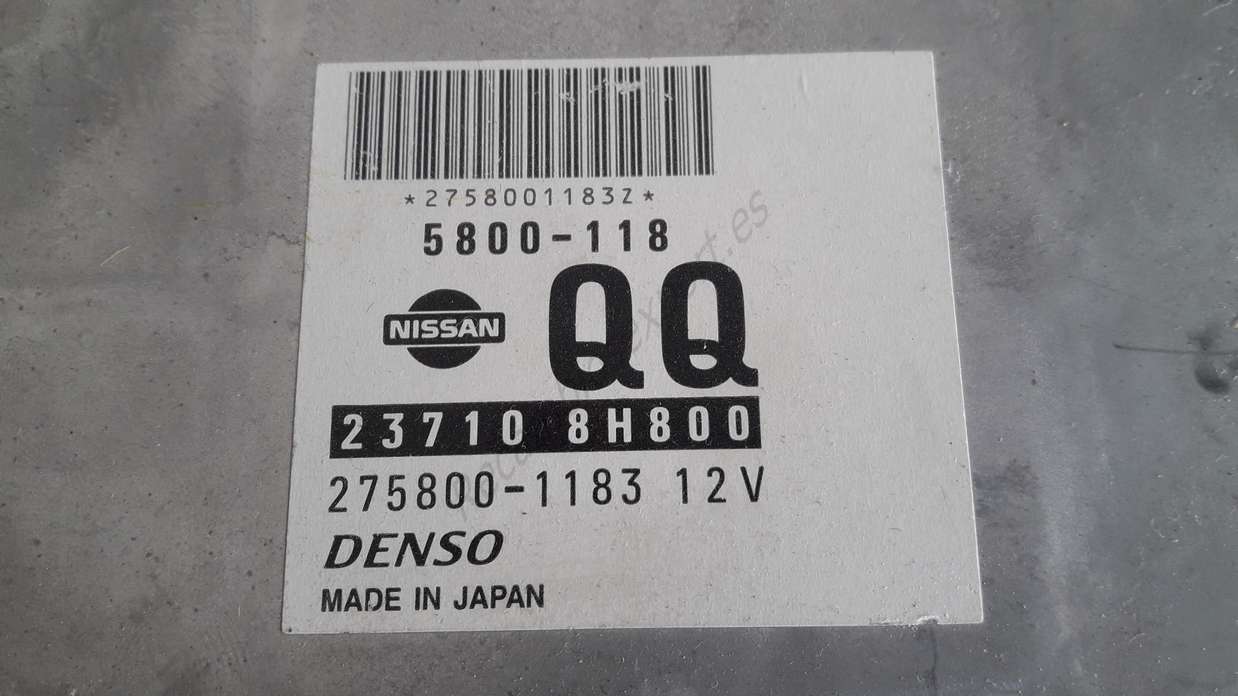 Centralita Nissan 237108H800 23710 8H800 2758001183 5800118 275800-1183 5800-118 - foto 2