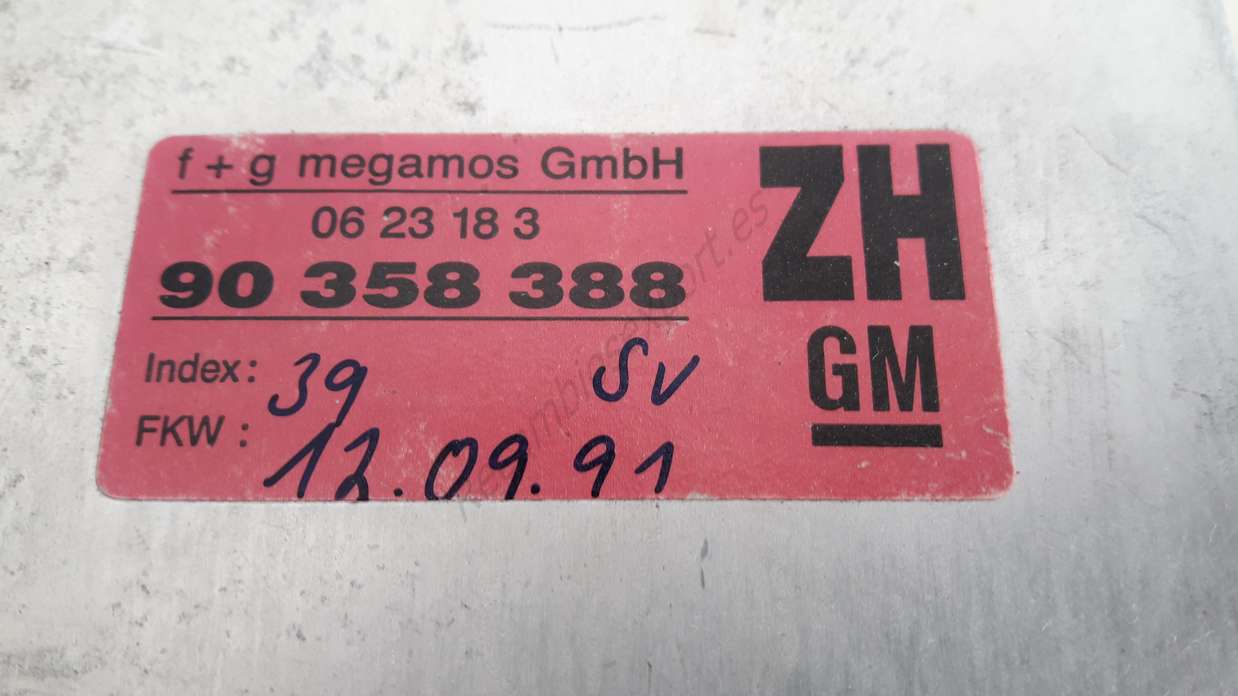 Centralita OPEL Vectra Calibra 0623183 06 23 18 3 90358388 90358388ZH GM 90 358 388 - foto 2