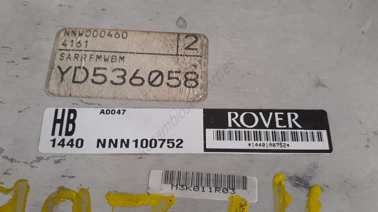 Centralita ROVER MG NNN100752 NNW000460 - foto 2