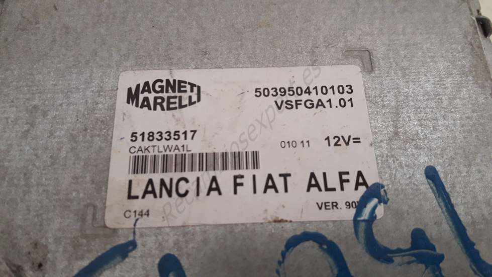 Centralita Radio Lancia Fiat Alfa 51833517 Magneti Marelli 503950410103 VSFGA1.01 - foto 2