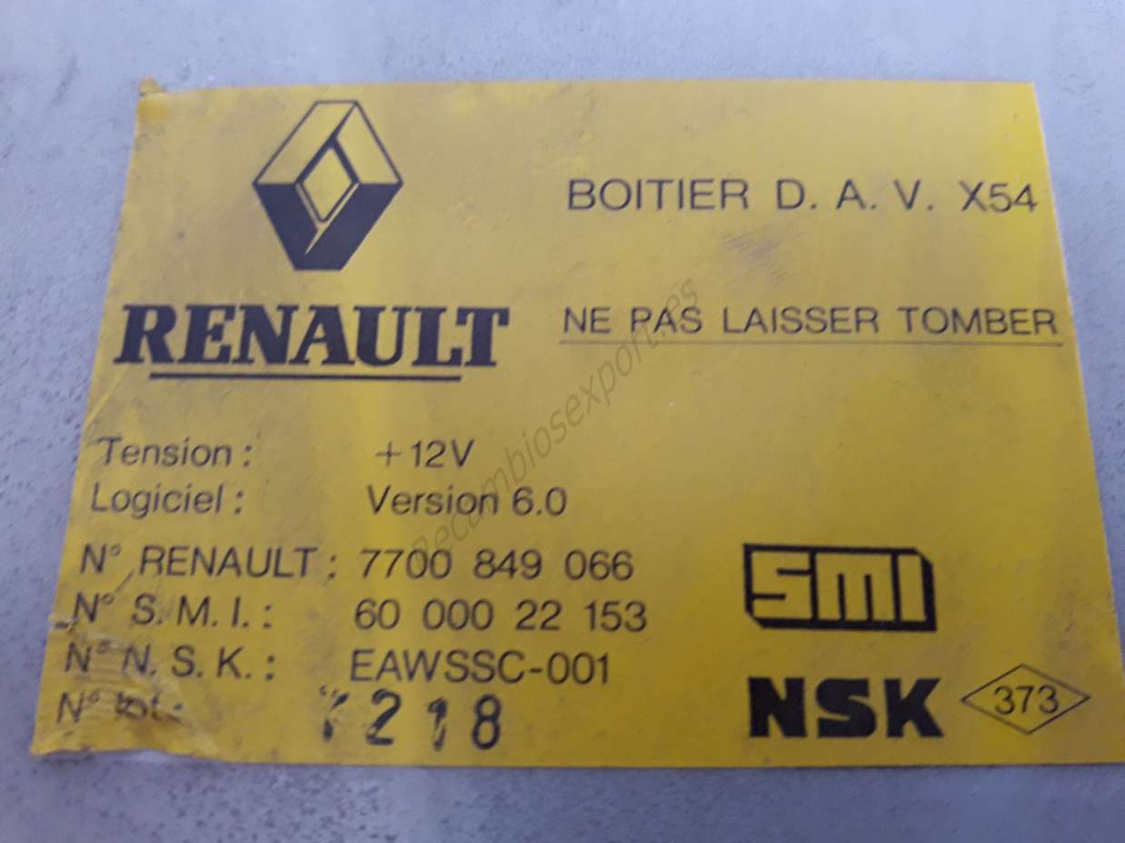 Centralita Renault Safrane 7700849066 7700 849 066 6000022153 60 000 22 153 - foto 2