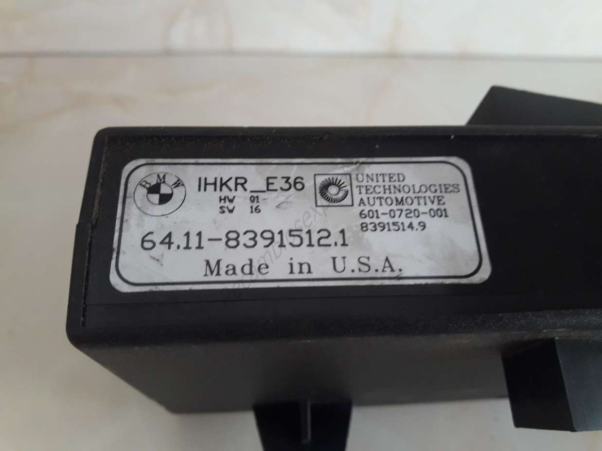 Centralita aire acondicionado BMW 641183915121 64.11-8391512.1 6010720001 601-0720-001 - foto 2