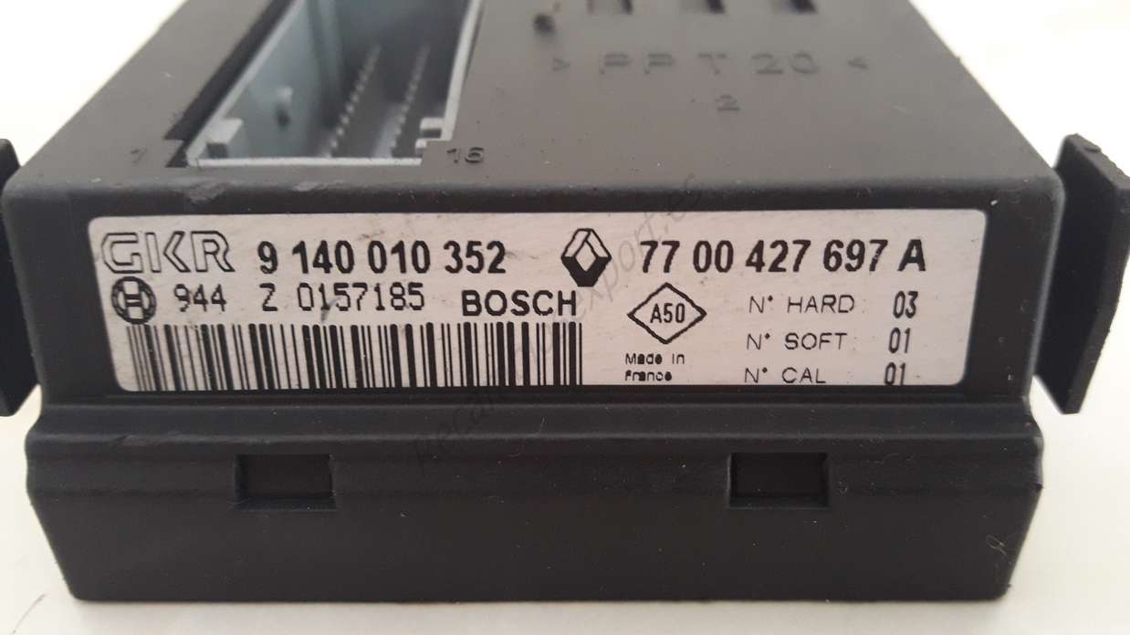 Centralita aire acondicionado Renault Megane I 7700427697A 77 00 427 697 A BOSCH 9140010352 9 140 010 352 - foto 2