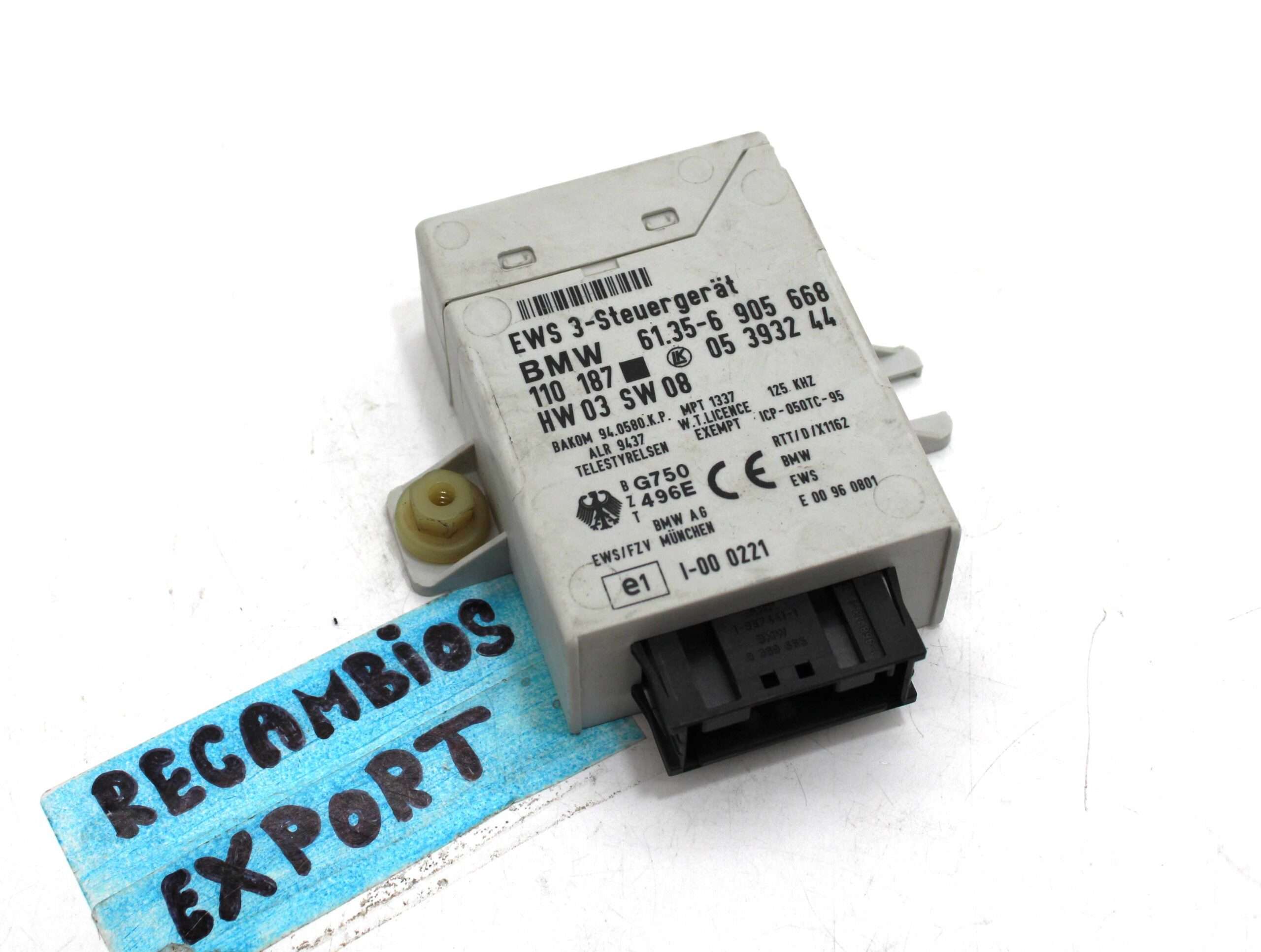 Centralita Alarma Inmovilizador BMW E38 - foto 1