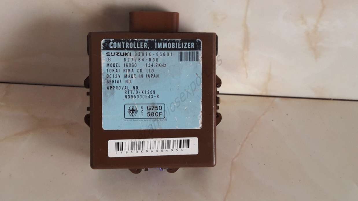 Centralita alarma inmovilizador Suzuki Baleno Esteem 3397065G01 33970-65G01 RTT X1269 MODEL I60G0 - foto 1