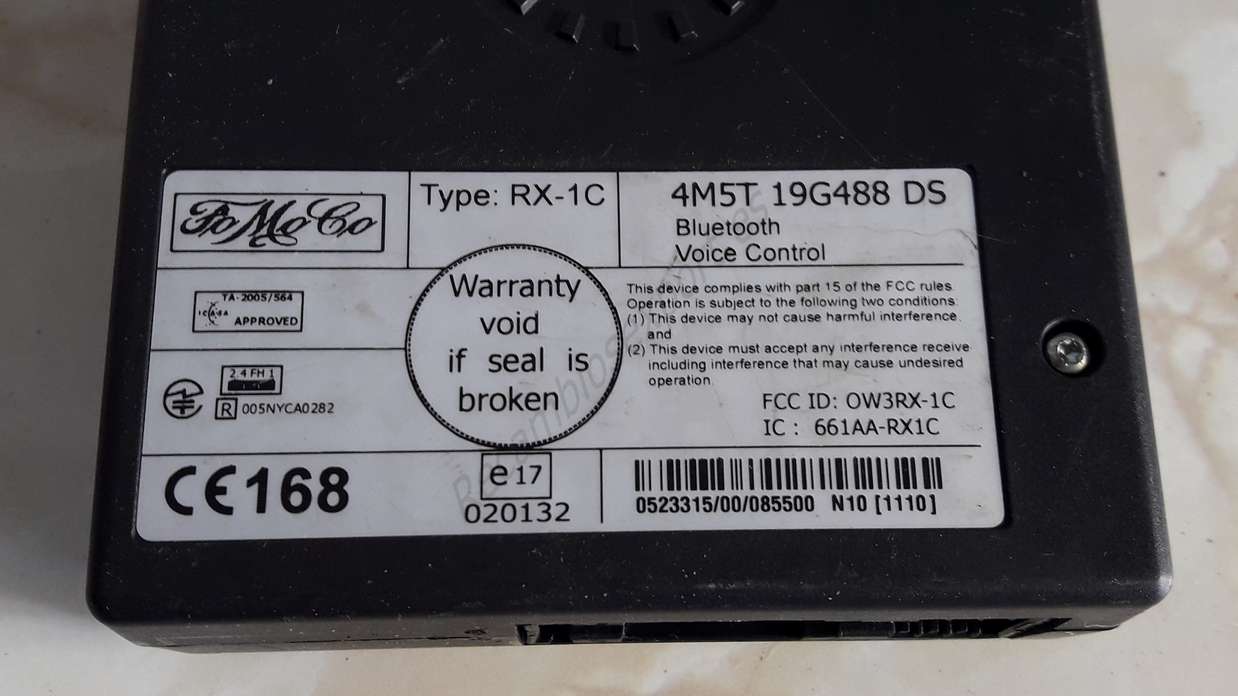 Centralita bluetooth ford nokia 4m5t19g488ds 4m5t-19g488-ds - foto 2