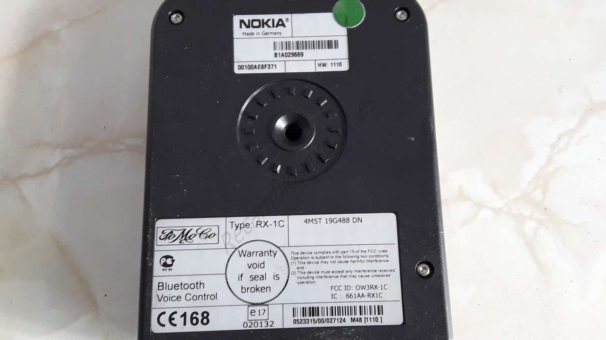 Centralita bluetooth teléfono nokia ford focus 4m5t19g488dn 4m5t-19g488-dn - foto 2