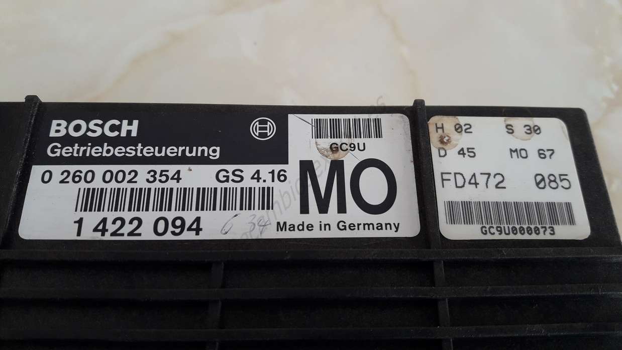 Centralita caja cambio automatico BMW 1422094 1 422 094 BOSCH 0260002354 0 260 002 354 - foto 2