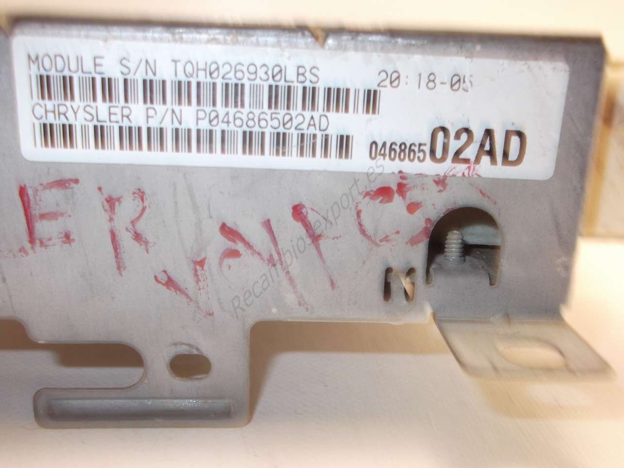 Centralita caja de fusibles chrysler voyager p04686502ad p 04686502ad p04686502 ad 046865 02ad 04686502ad tqh026930lsb - foto 2