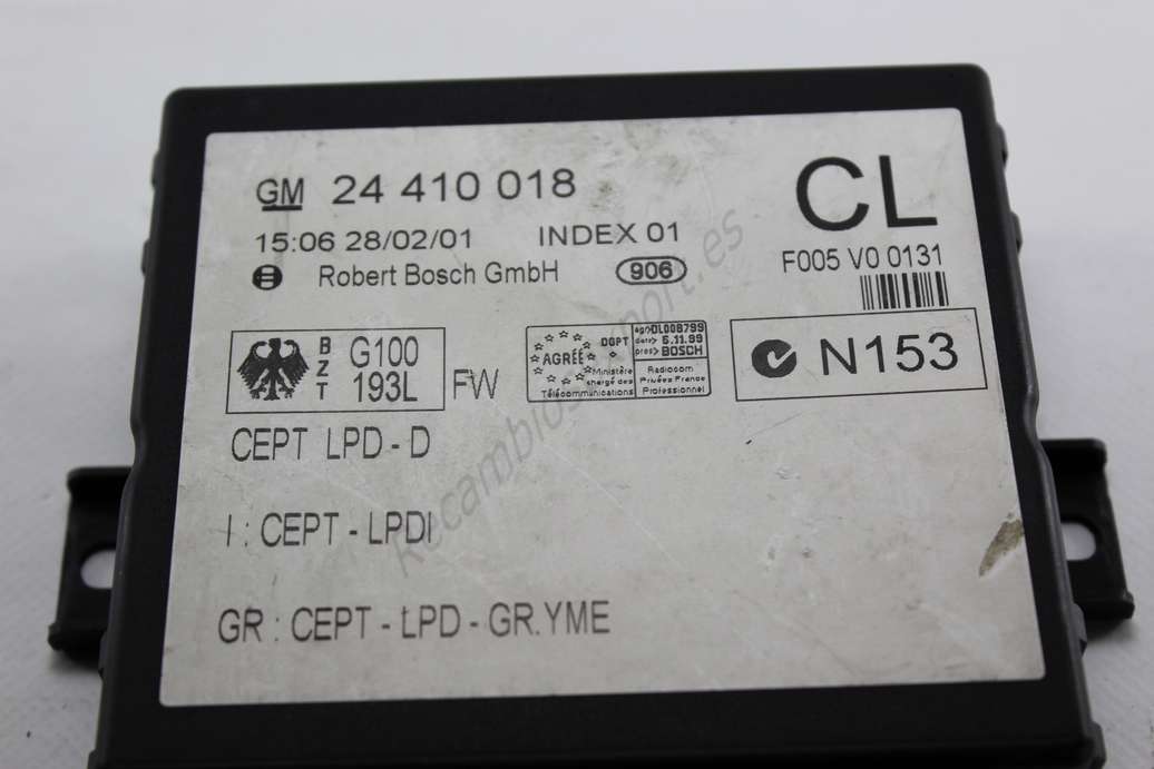 Centralita cierre OPEL Vectra B Omega B Astra G 24 410 018 F005V00131 24410018 CL 24410018CL INDEX 01 - foto 2