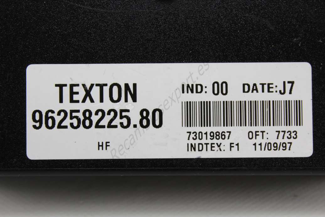 Centralita cierre centralizado CITROEN XSARA 96258225 96 258 225 80 9625822580 73019867 IND 00 DATE J7 - foto 2