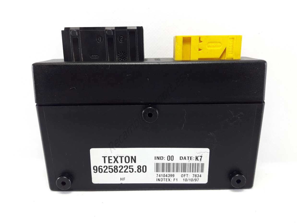Centralita cierre centralizado CITROEN XSARA 96258225 96 258 225 80 9625822580 74104834 IND 00 DATE K7 - foto 1