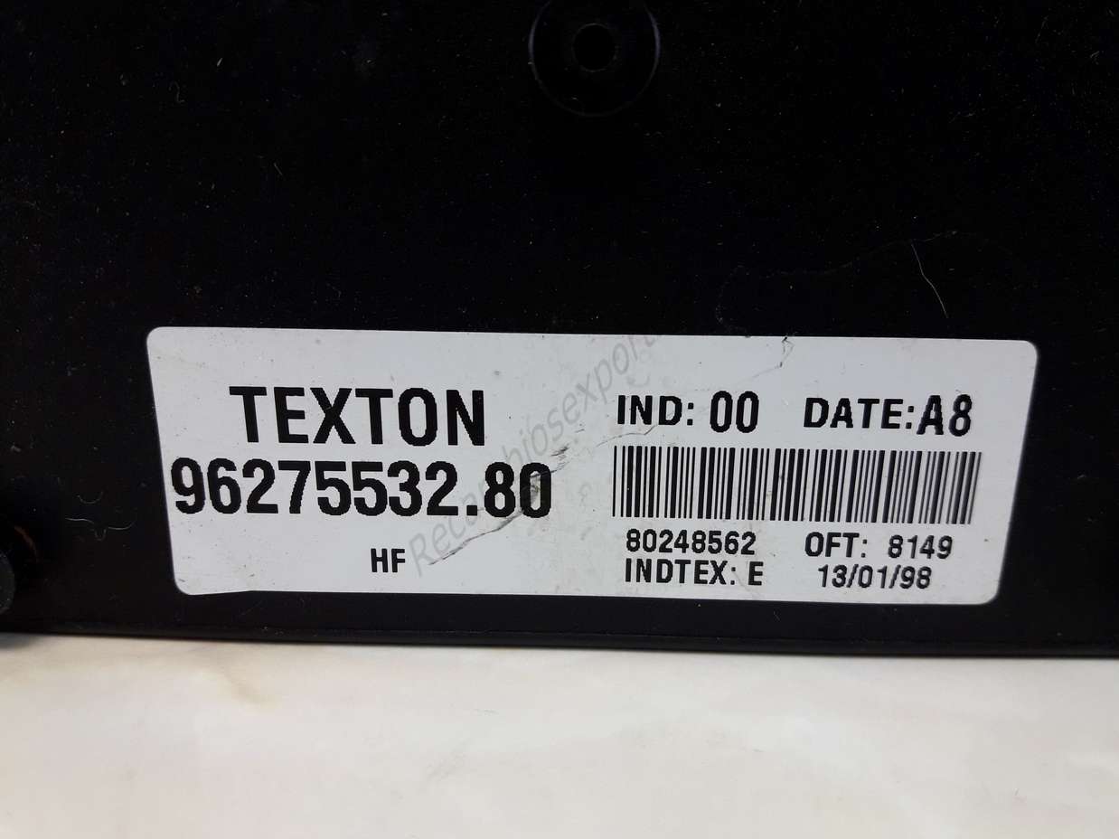 Centralita cierre centralizado Citroen Xantia 9627553280 96275532. 80 IND 00 DATE A8 - foto 2
