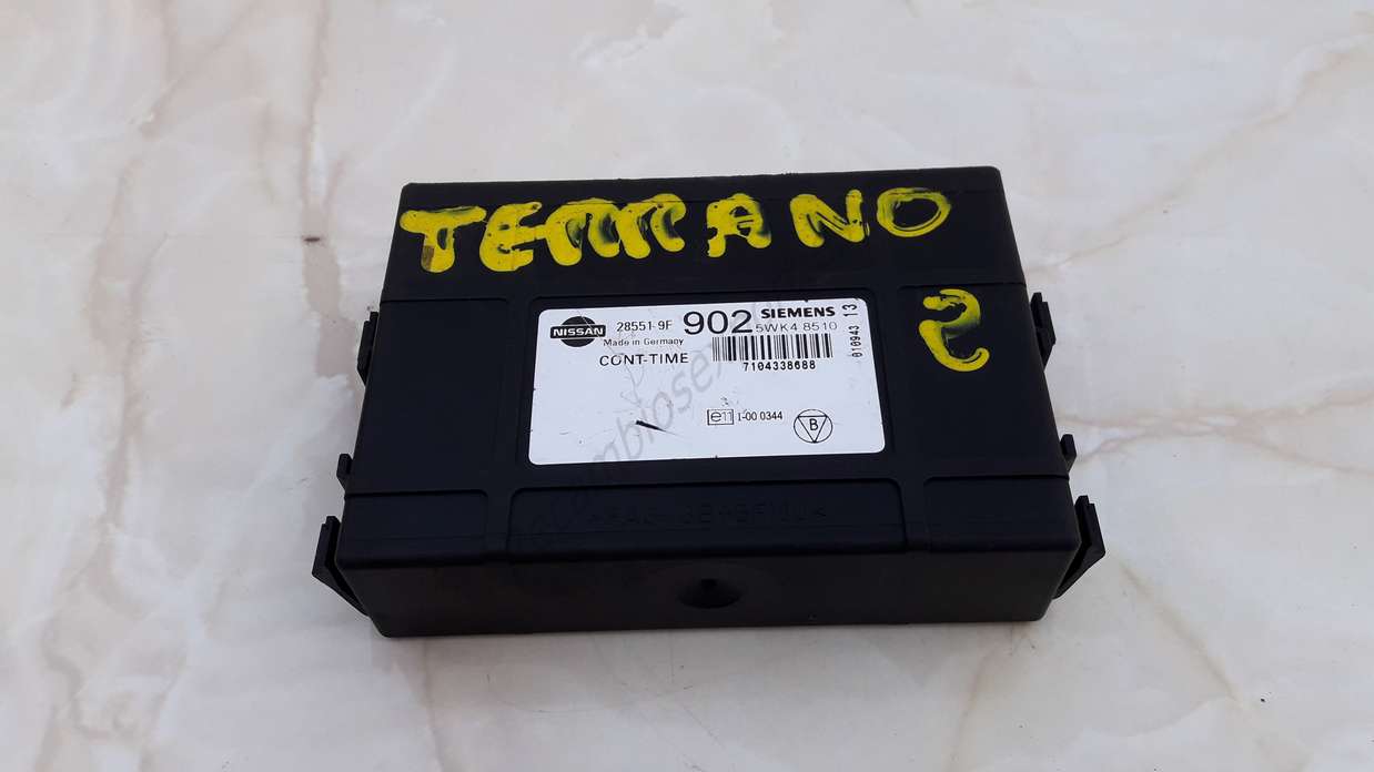 Centralita cierre centralizado Nissan Terrano 285519F902 28551 9F 902 SIEMENS 5WK48510 5WK4 8510 - foto 1