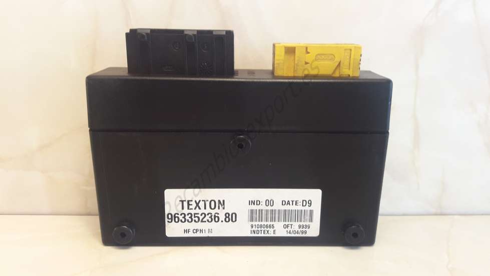 Centralita de cierre Citroen Xsara TEXTON 9633523680 96335236. 80 date D9 IND 00 - foto 1