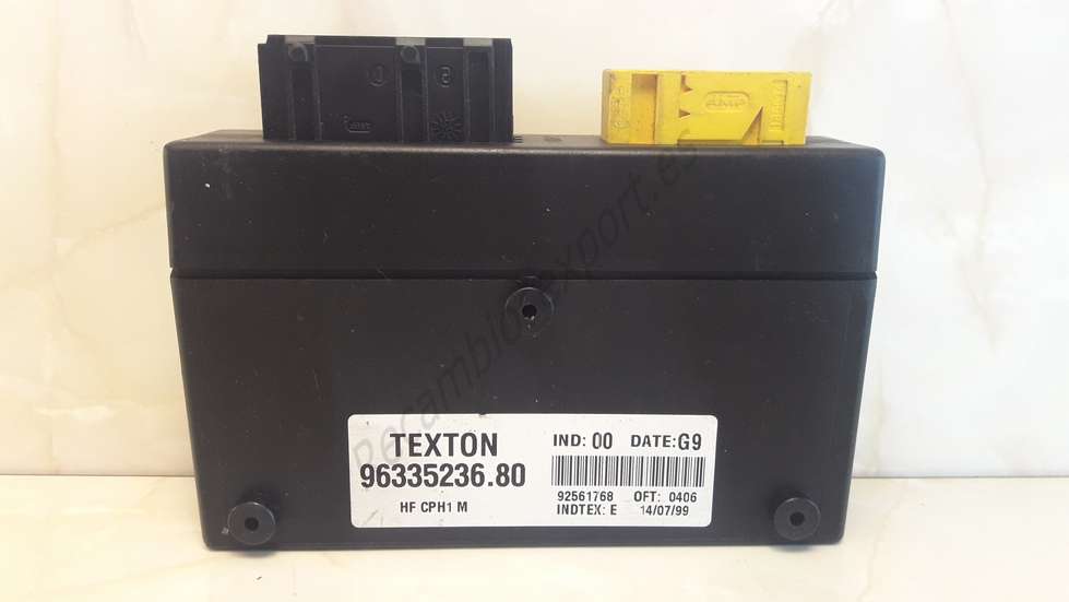 Centralita de cierre Citroen Xsara TEXTON 9633523680 96335236. 80 date G9 IND 00 - foto 1