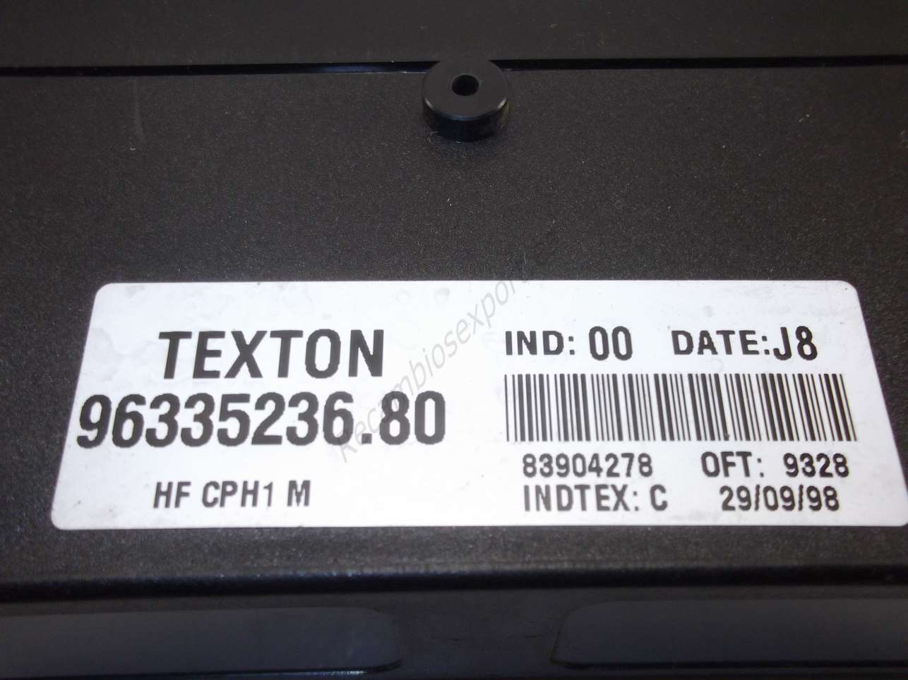 Centralita de cierre Citroen Xsara TEXTON 9633523680 96335236. 80 date J8 INDTEX 00 - foto 2