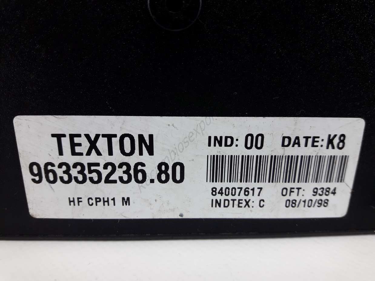 Centralita de cierre Citroen Xsara TEXTON 9633523680 96335236. 80 date K8 IND 00 - foto 2