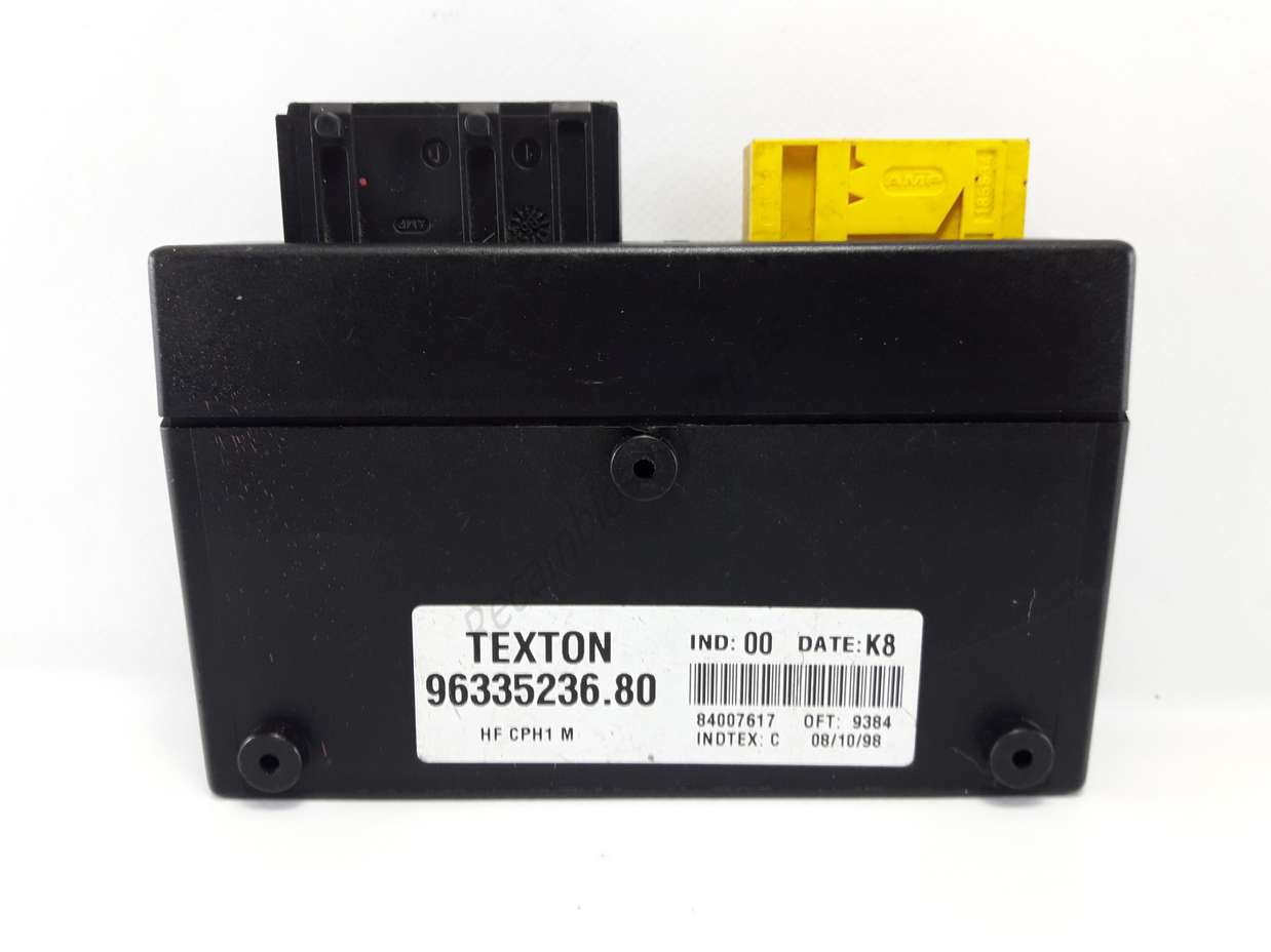 Centralita de cierre Citroen Xsara TEXTON 9633523680 96335236. 80 date K8 IND 00 - foto 1