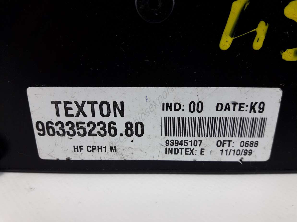 Centralita de cierre Citroen Xsara TEXTON 9633523680 96335236. 80 date K9 INDTEX 00 - foto 2