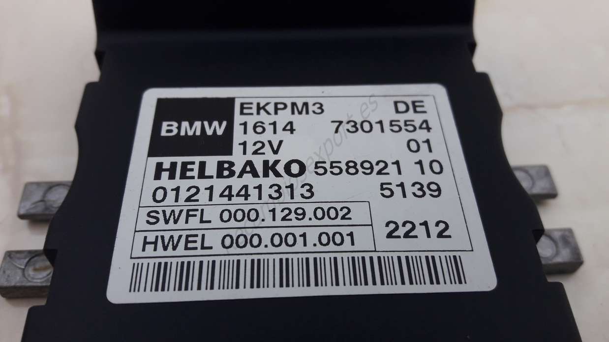 Centralita de combustible bmw f30 f31 f32 f07 f10 f11 f06 f12 f01 f02 16147301554 1614 7301554 helbako 55892110 0121441313 - foto 2