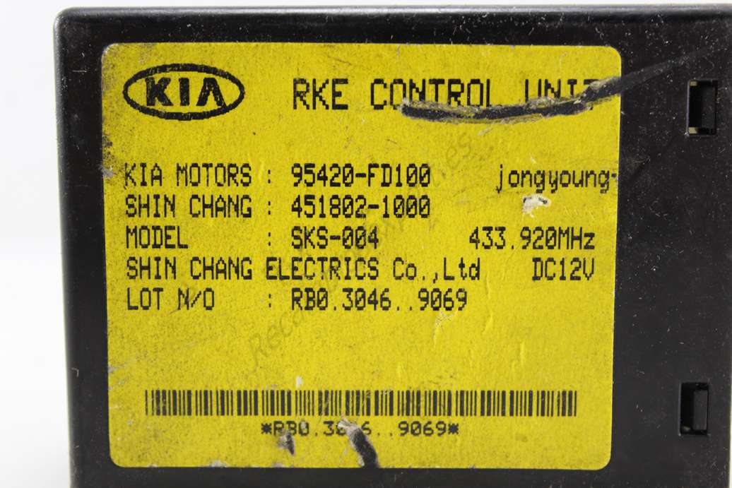 Centralita de control Kia Rio 95420FD100 95420-FD100 4518021000 451802-1000 - foto 2