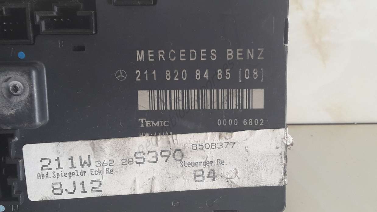 Centralita de la Puerta Mercedes W211 2118208485 211 820 84 85 TEMIC 0000 6802 - foto 2