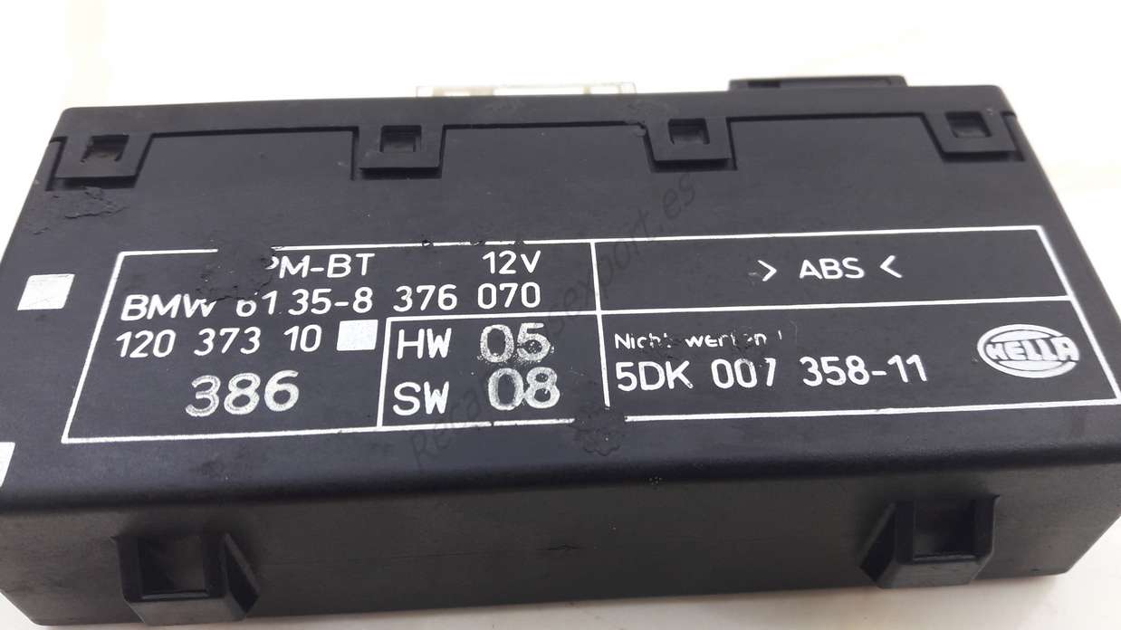 Centralita de puertas BMW E39 61358376070 61.35-8 376 070 HELLA 5DK00735811 5DK 007 358-11 - foto 2