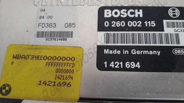 Centralita de transmission BMW E36 E34 1421694 1421696 BOSCH 0260002115 0 260 002 115 - foto 2