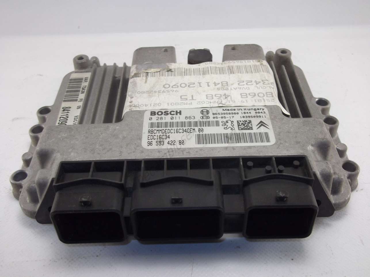 Centralita peugeot citroen 9659342280 96 593 422 80 bosch 0281011863 0 281 011 863 - foto 1