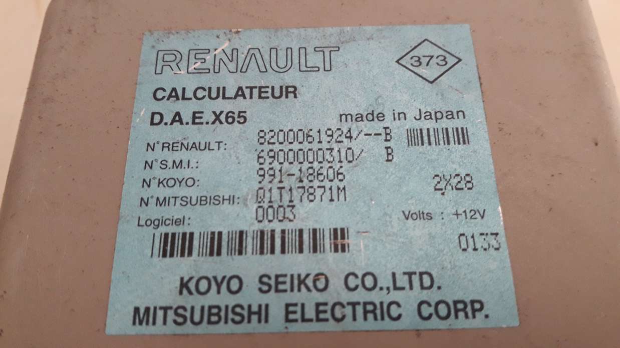 Centralita servo Renault Clio 8200061924B 6900000310B 99118606 Q1T17871M - foto 2