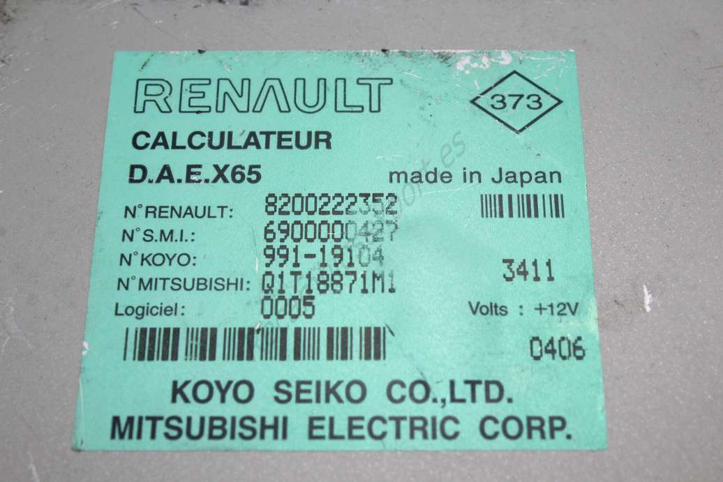 Centralita servo Renault Clio 8200222352 6900000427 99119104 Q1T18871M1 - foto 2