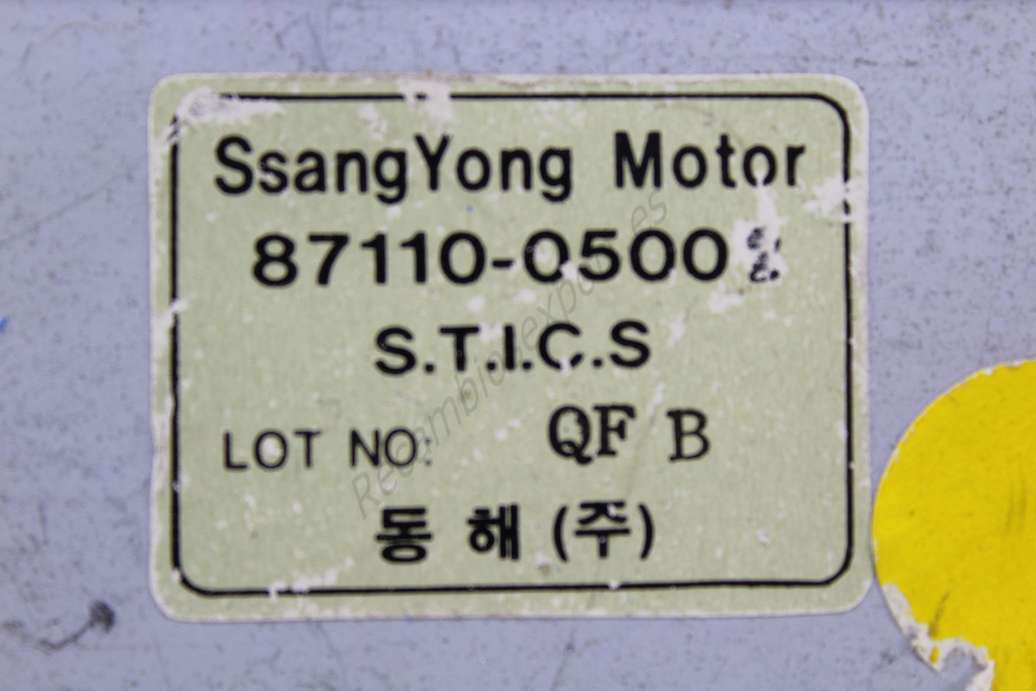 Centralita unidad de control Ssangyong 8711005002 87110 05002 - foto 2