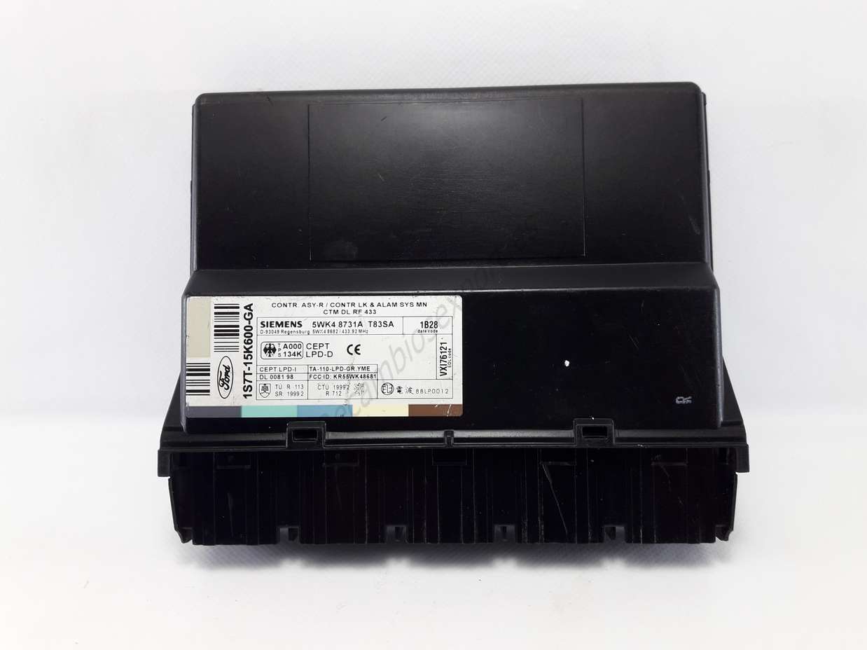 Controlador confort Ford mondeo 3 1s7t15k600ga 1s7t-15k600-ga siemens 5wk48731a 5wk4 8731a 5wk48731at83sa - foto 1