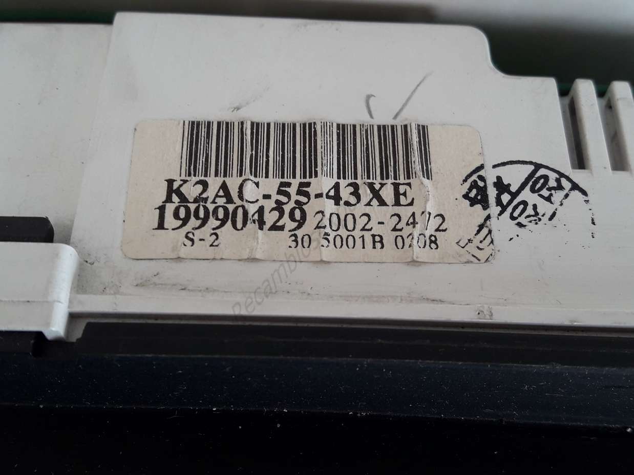 Cuadro de Instrumentos Kia Shuma K2AC5543XE K2AC-55-43XE 19990429 - foto 2
