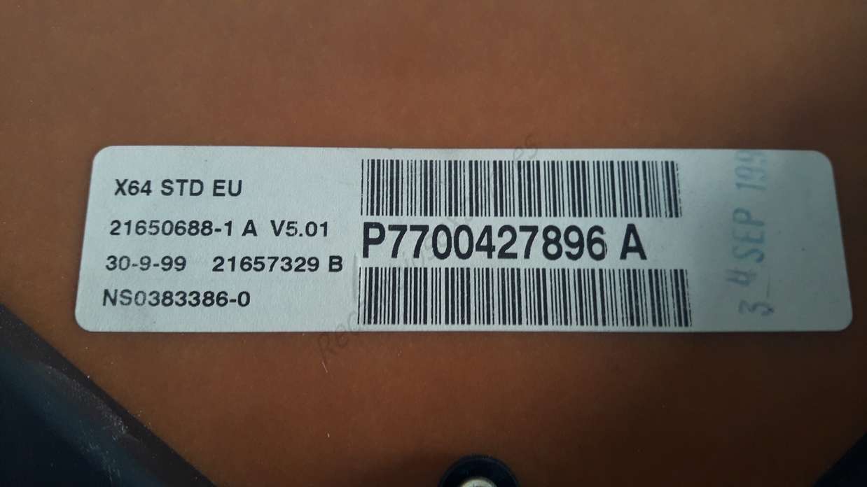 Cuadro de Instrumentos Renault Megane Scenic Clio  P7700427896A P7700427896 A 216506881-1 - foto 2